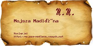 Mojsza Madléna névjegykártya